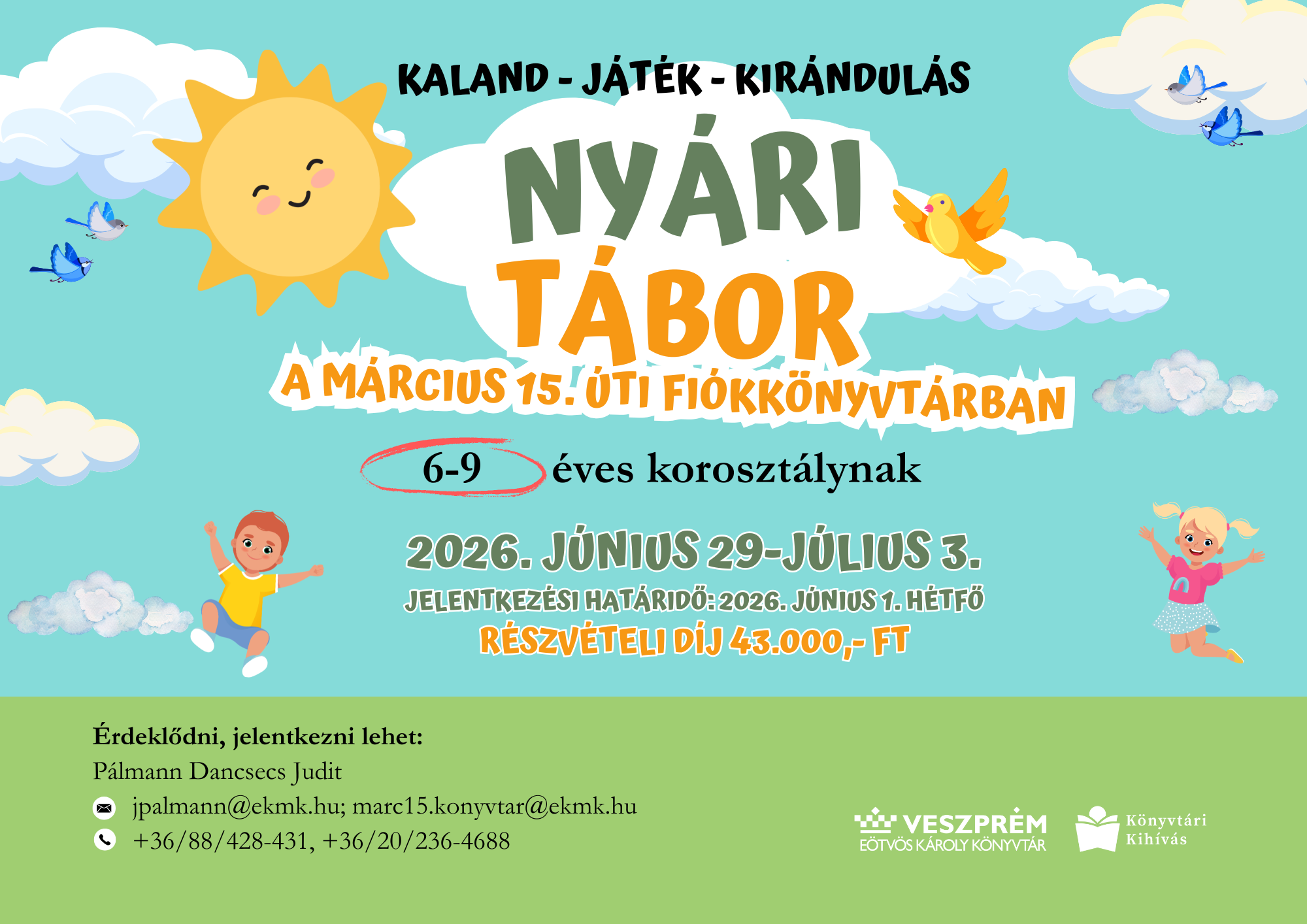 Nyári tábor június29 július3
