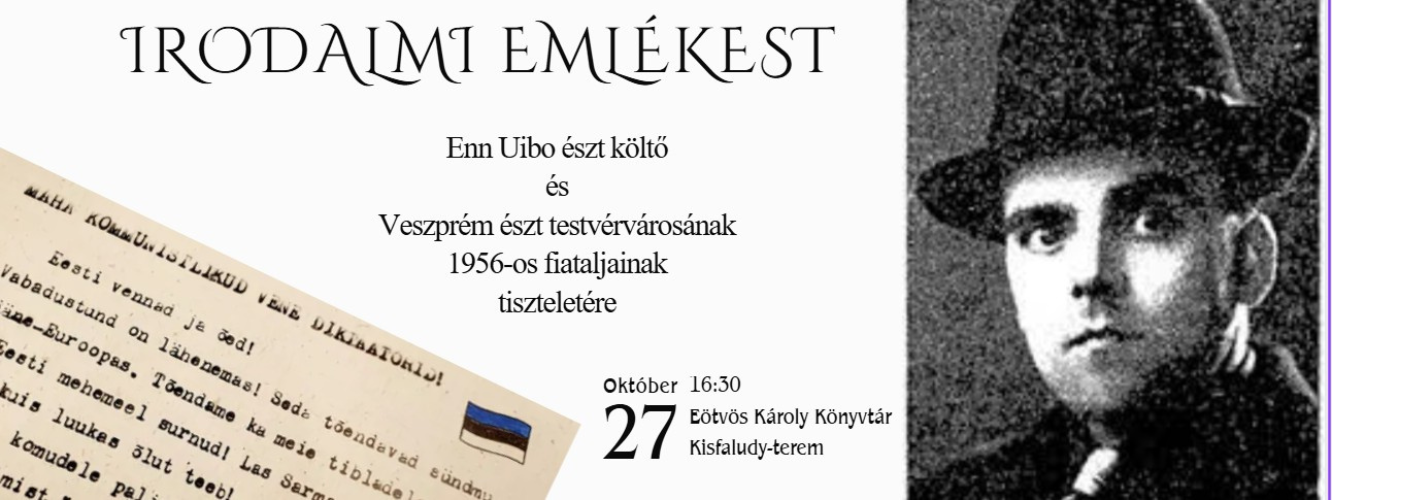 Irodalmi emlékest -Enn Uibo észt költő 