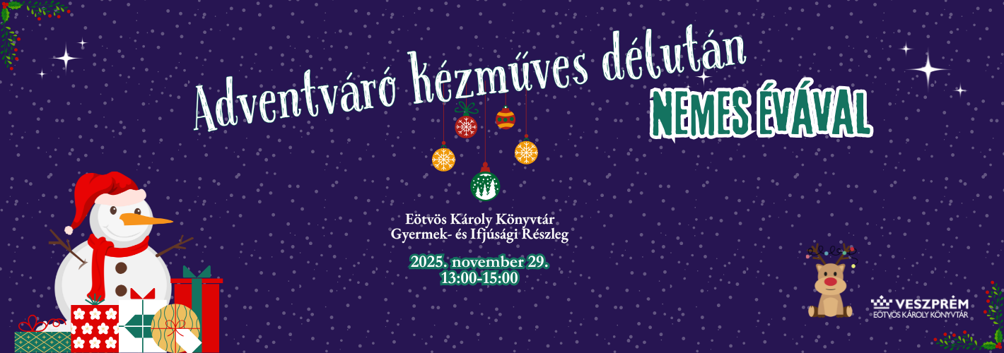 Adventváró kézműves délután Nemes Évával