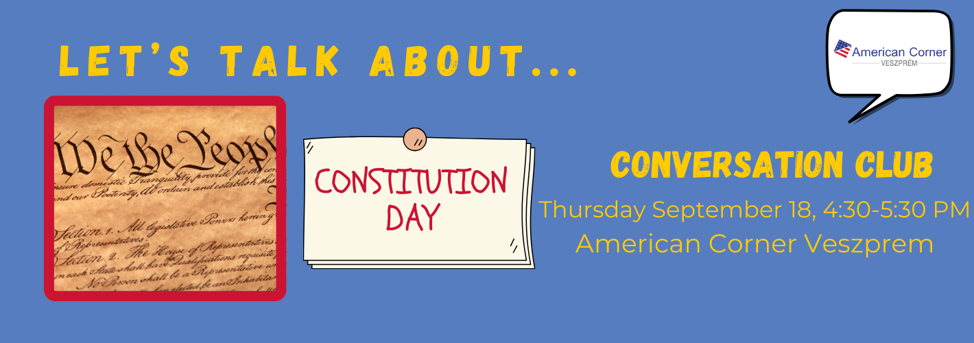 Conversation Club - Let's talk about Constitution Day