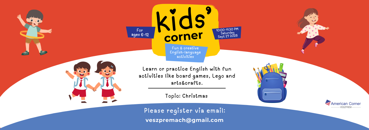 Join us for a fun morning, where kids can learn or practice the English language with fun activities 