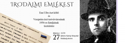Irodalmi emlékest -Enn Uibo észt költő 