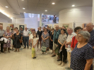Kecső Irén kiállításának megnyitó